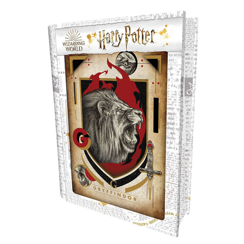 Harry Potter - Puzzle livre lenticulaire Maison Gryffondor 300 pcs 41x31 cm