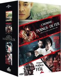 4 films d'arts martiaux : Le maître d'armes + L'homme aux poings de fer + Man of Tai Chi + L'homme aux poings de fer 2 [DVD]