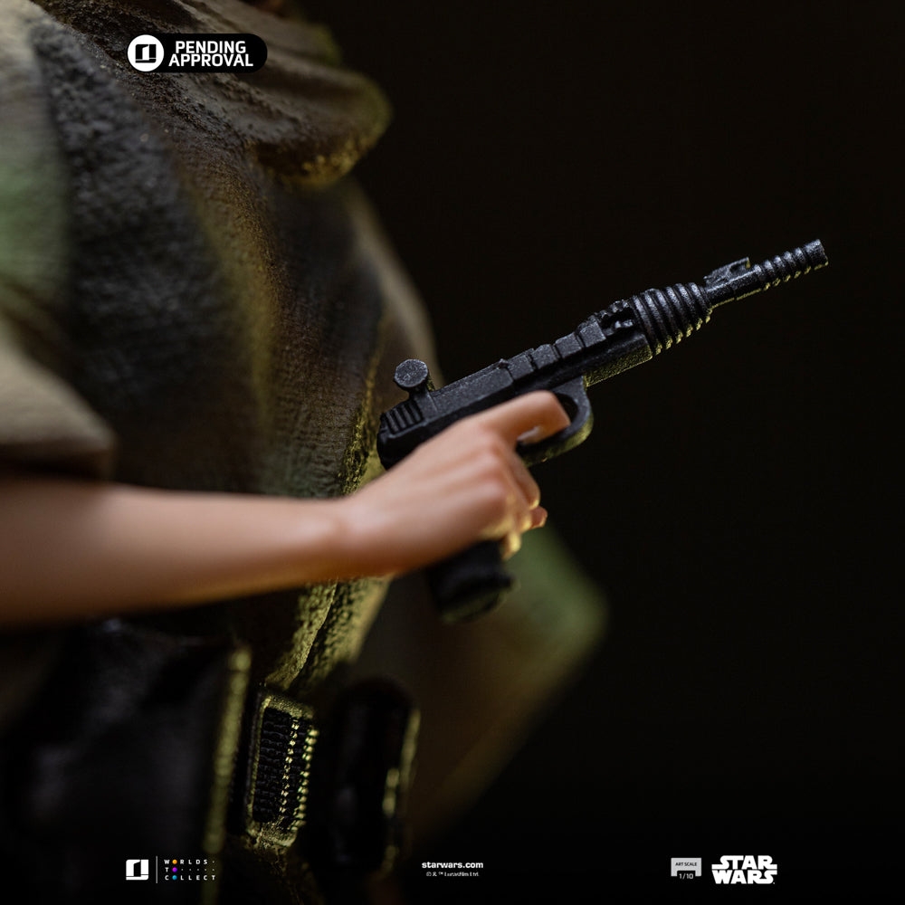 Iron Studios - Art Scale 1/10 - Star Wars : Episode VI - Le Retour du Jedi - Leia et Wicket Statue 20cm