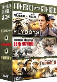 Coffret guerre : Flyboys + Leningrad + La Bataille de Tobrouk [DVD]