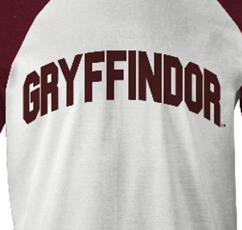 Harry Potter - T-Shirt Blanc et Rouge Gryffondor - XL