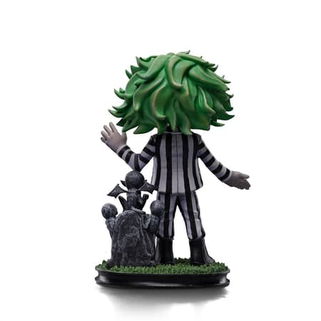 Iron Studios - MiniCo - Beetlejuice Beetlejuice - Beetlejuice Statue 13cm - flash vidéo