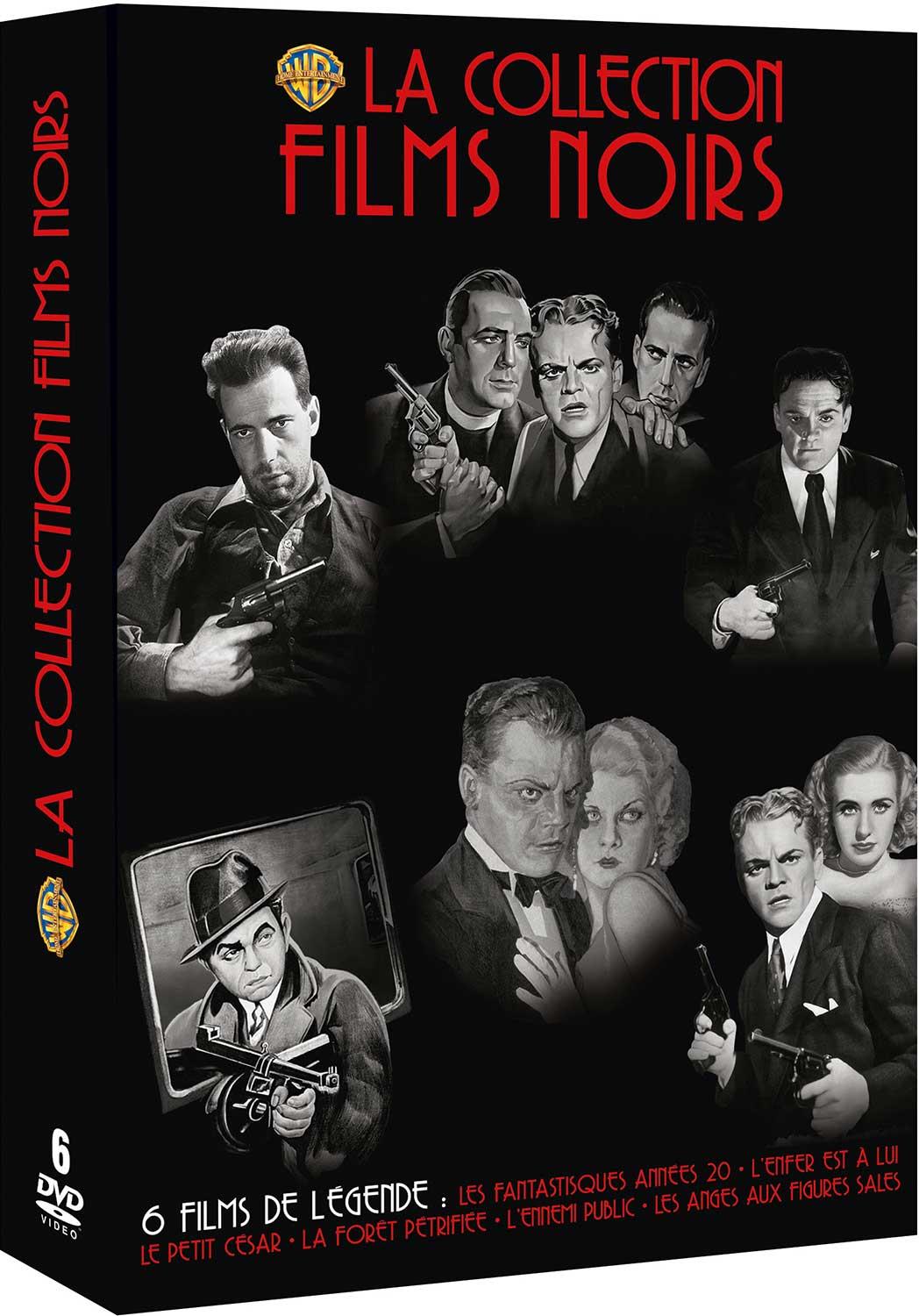 La Collection Films Noirs - Coffret : Ennemis publics + Le Petit César + Les Anges aux figures sales + La Forêt pétrifiée + Les Fantastiques Années 20 + L'enfer est à lui [DVD]
