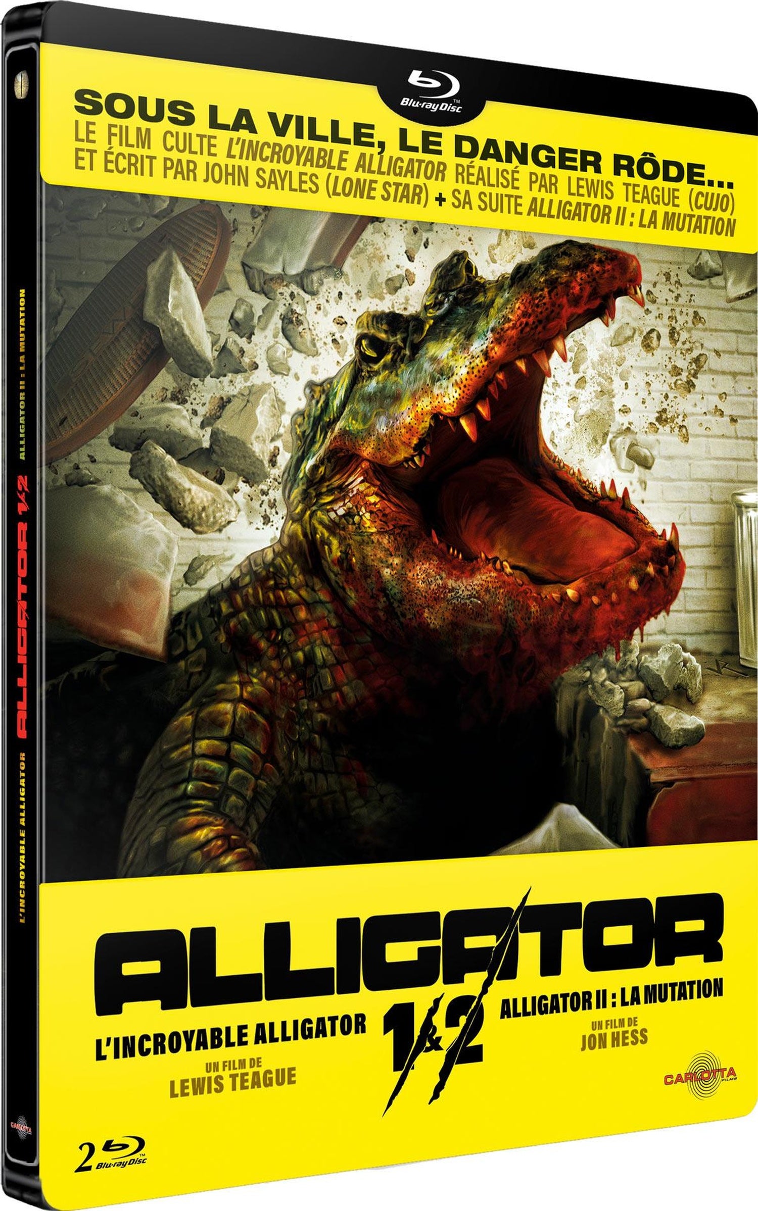 Alligator I & II : L'Incroyable Alligator + Alligator II : La Mutation [Blu-ray]