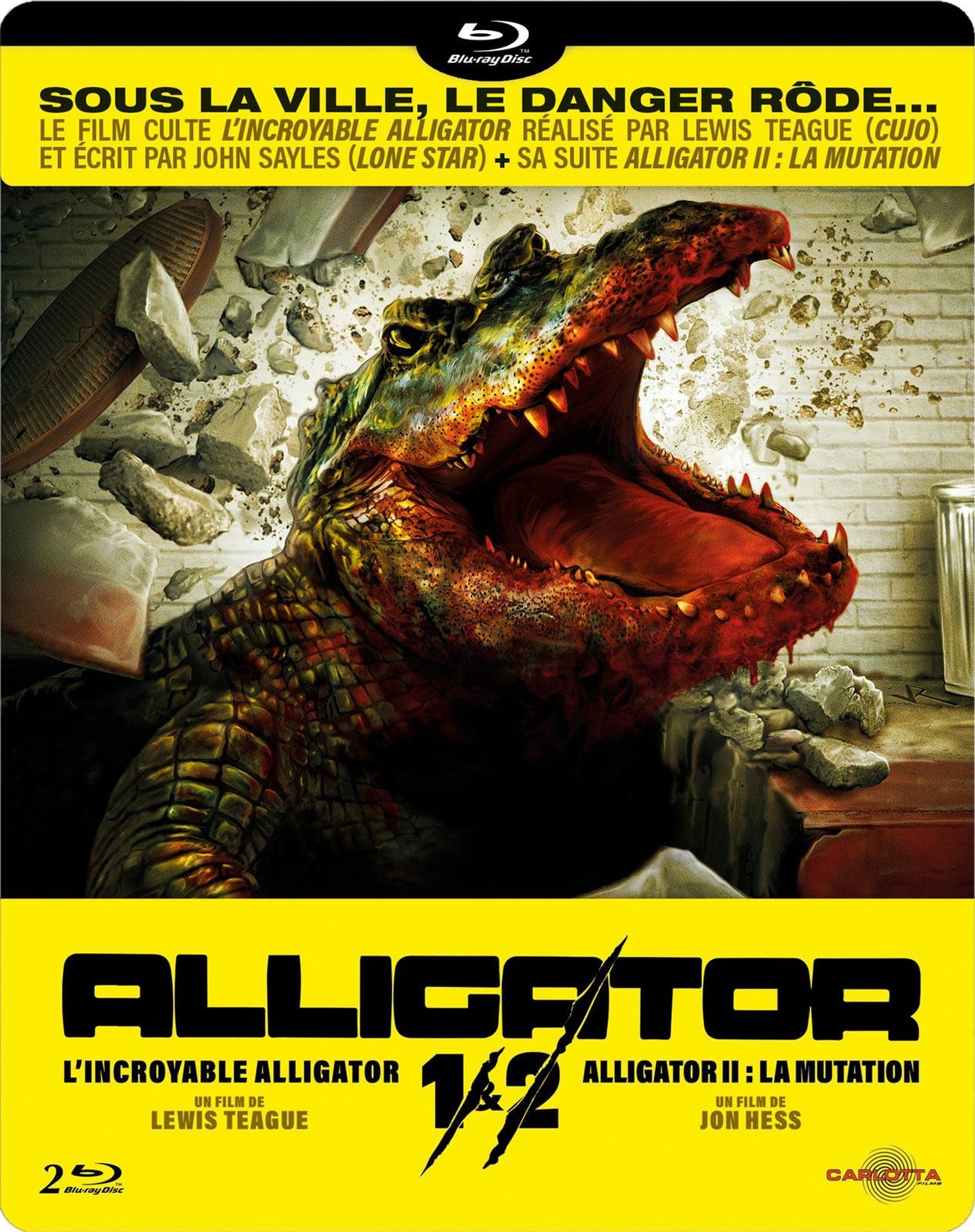 Alligator I & II : L'Incroyable Alligator + Alligator II : La Mutation [Blu-ray]