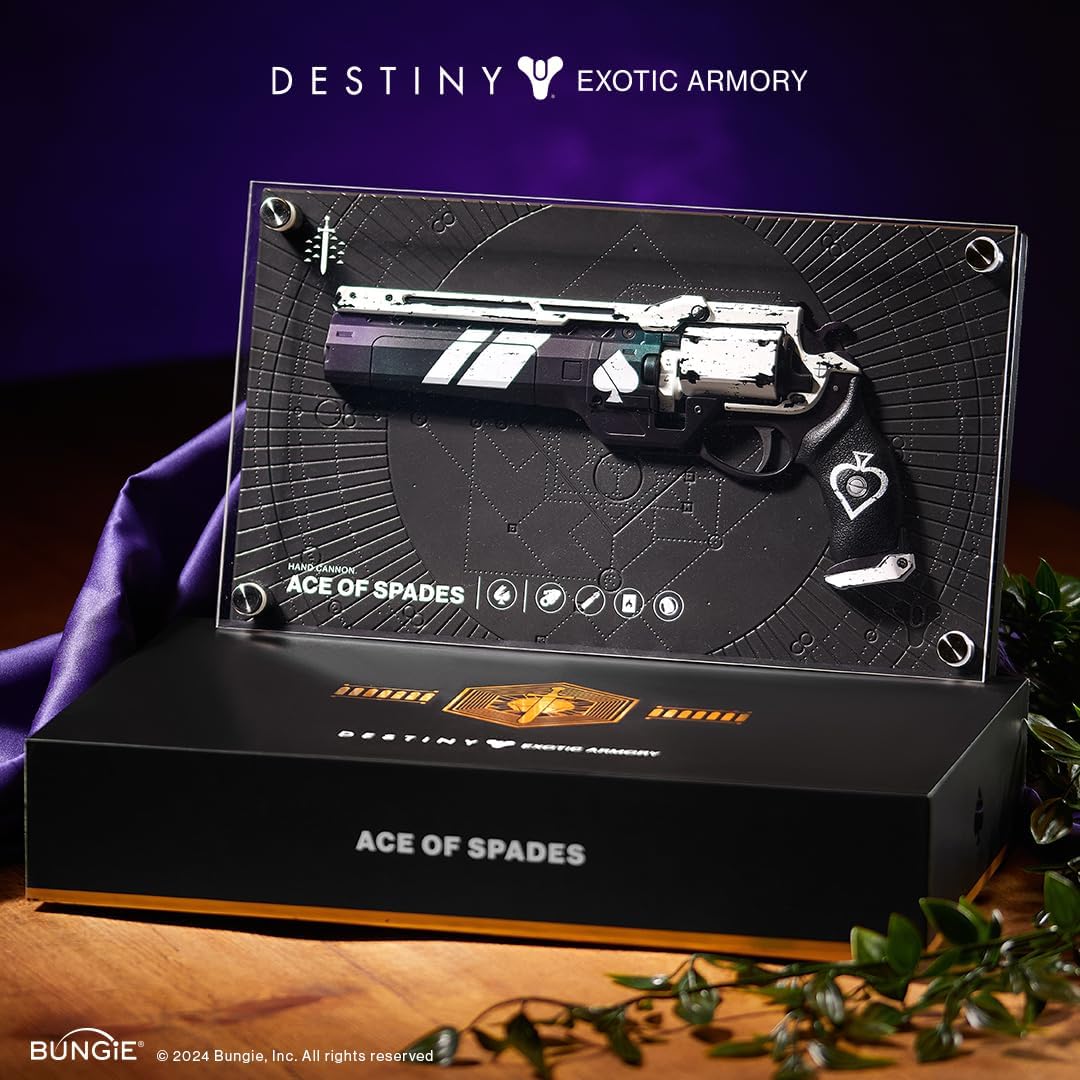 Numskull - Destiny - Réplique d'arme exotique Ace of Spades - 30cm - flash vidéo