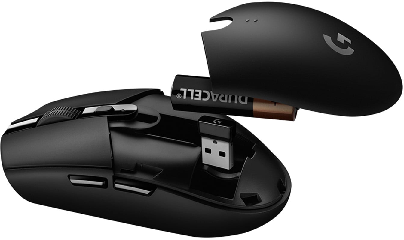 Logitech Souris de jeu sans fil G305 Lightspeed Noire