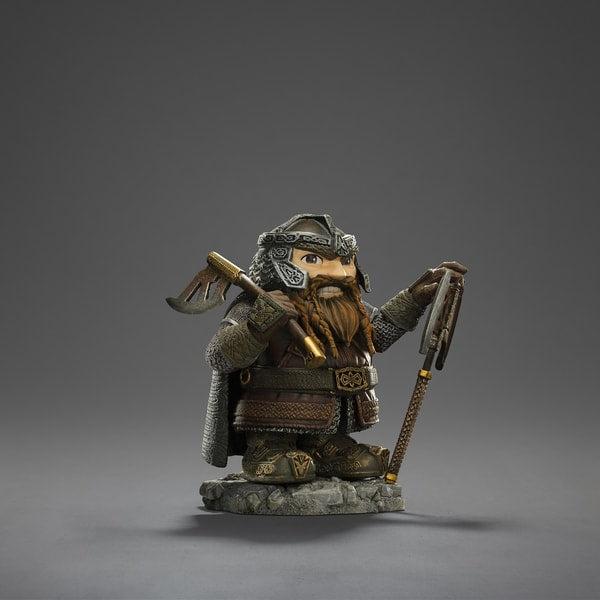 Iron Studios - MiniCo - Le Seigneur des anneaux - Gimli Statue 12cm - flash vidéo