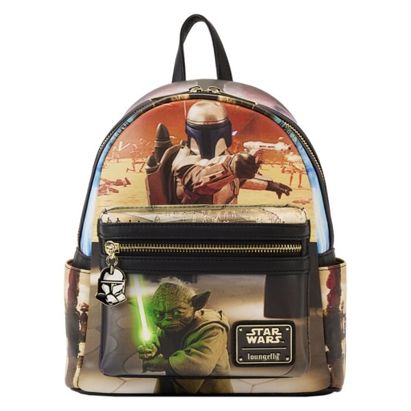 Loungefly: Lucasfilm - Star Wars - Episode Two Attack Of The Clones Scene Mini Backpack - flash vidéo