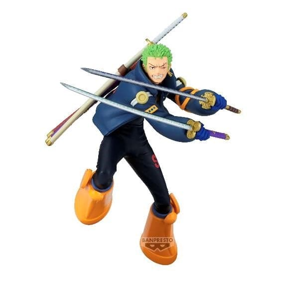 One Piece - Battle Record Collection - Roronoa Zoro Statue 16cm - flash vidéo