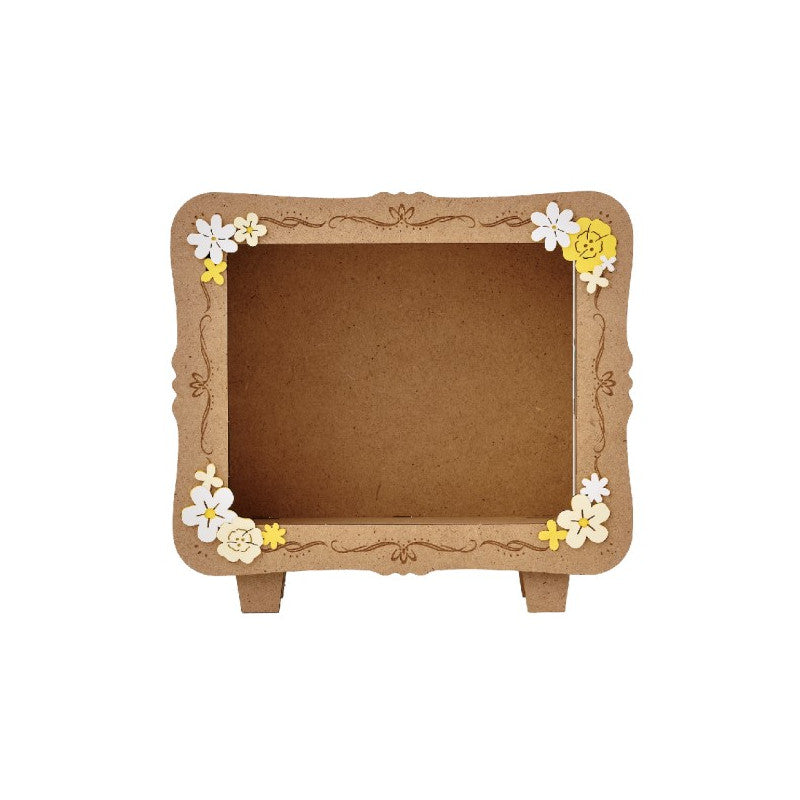 CADRE THÉÂTRE DE PAPIER FLEUR 100X80X42MM - STUDIO GHIBLI