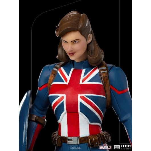Iron Studios - Arts Scale 1/10 - Marvel - What If...? - Captain Carter Statue 24cm - flash vidéo