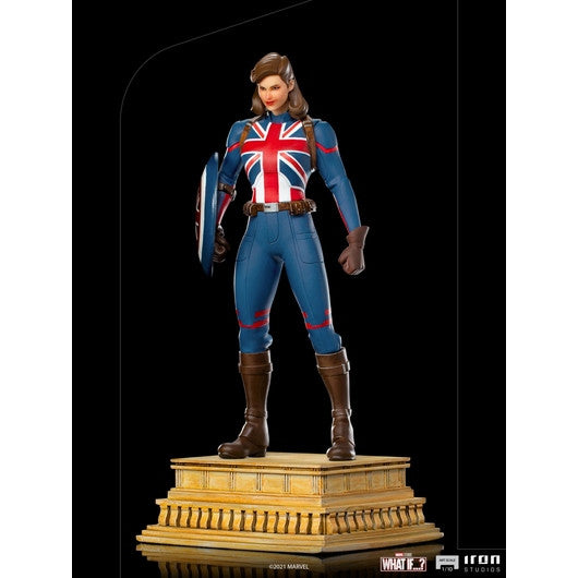 Iron Studios - Arts Scale 1/10 - Marvel - What If...? - Captain Carter Statue 24cm - flash vidéo