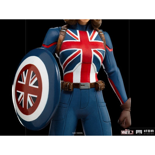 Iron Studios - Arts Scale 1/10 - Marvel - What If...? - Captain Carter Statue 24cm - flash vidéo