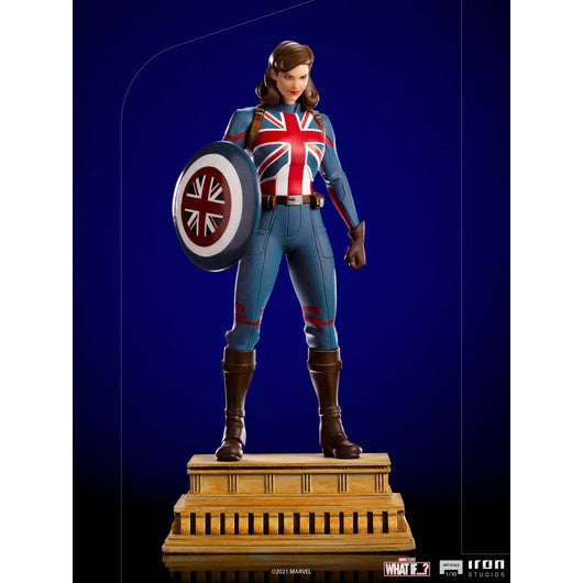 Iron Studios - Arts Scale 1/10 - Marvel - What If...? - Captain Carter Statue 24cm - flash vidéo