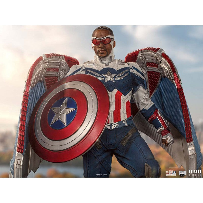 CAPTAIN AMERICA SAM WILSON - LEGACY REPLICA 1/4 - COMPLETE OP/CL