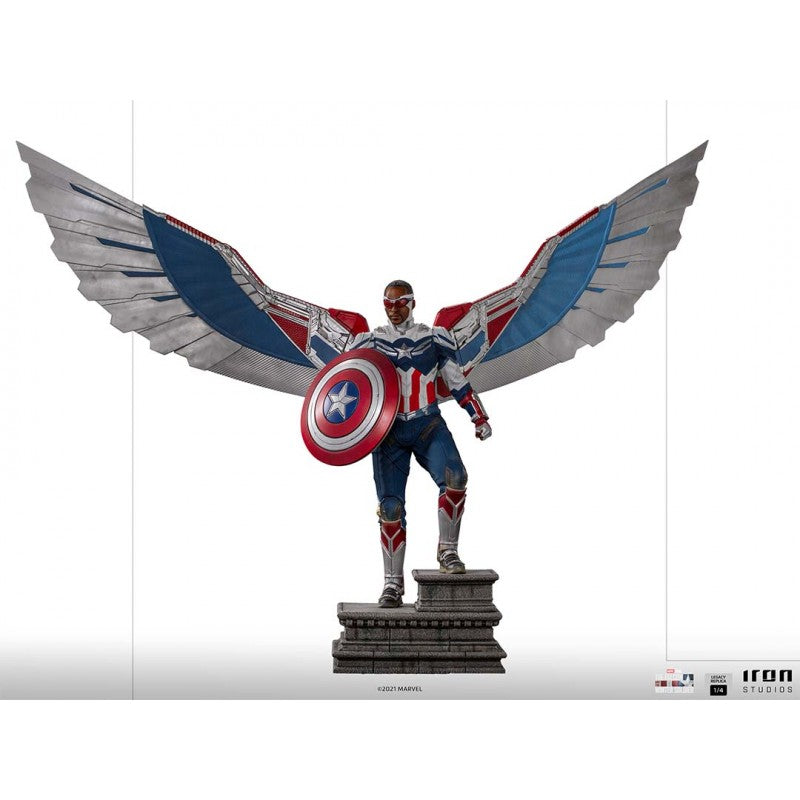CAPTAIN AMERICA SAM WILSON - LEGACY REPLICA 1/4 - COMPLETE OP/CL