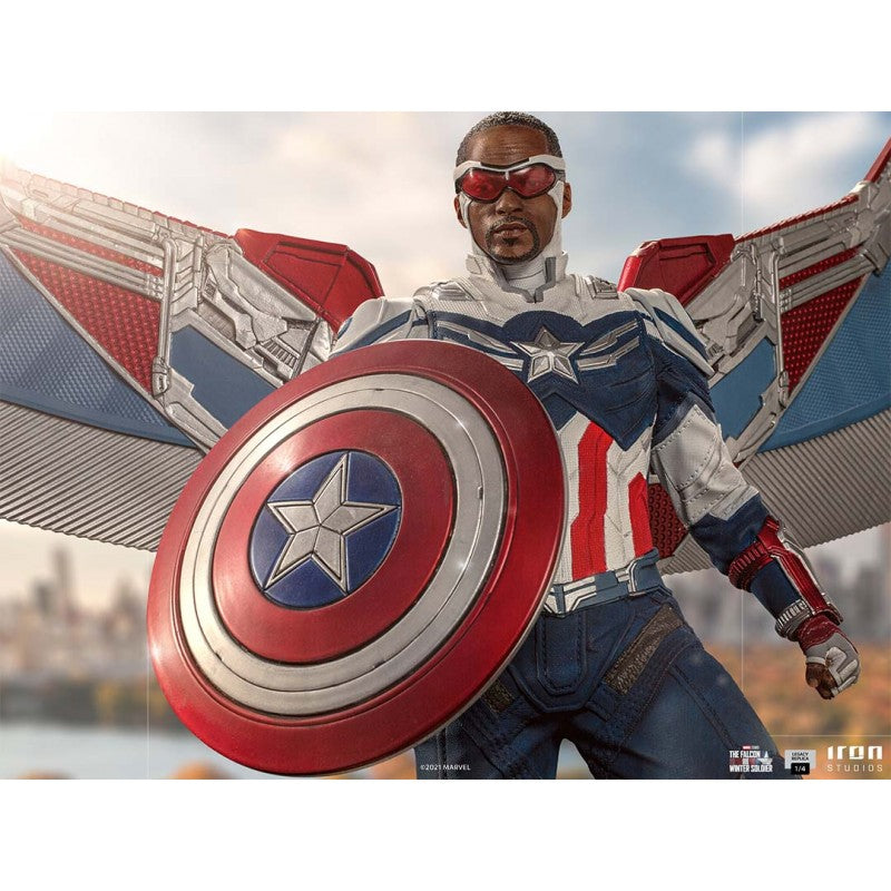 CAPTAIN AMERICA SAM WILSON - LEGACY REPLICA 1/4 - COMPLETE OP/CL
