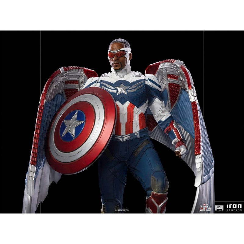 CAPTAIN AMERICA SAM WILSON - LEGACY REPLICA 1/4 - COMPLETE OP/CL