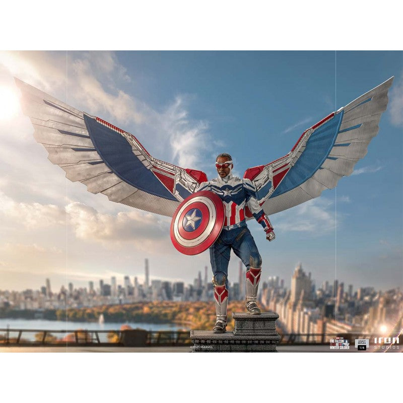 CAPTAIN AMERICA SAM WILSON - LEGACY REPLICA 1/4 - COMPLETE OP/CL