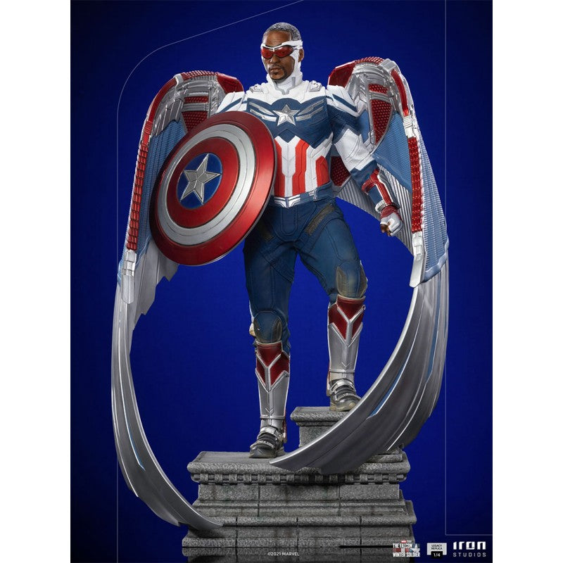CAPTAIN AMERICA SAM WILSON - LEGACY REPLICA 1/4 - COMPLETE OP/CL