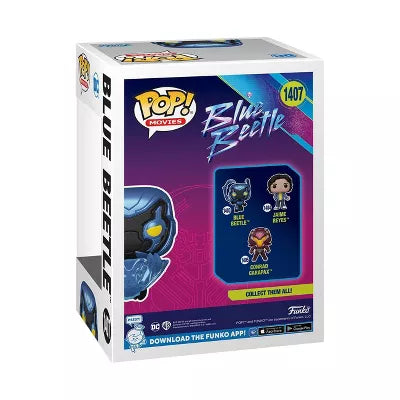 Funko Pop! Movies: Blue Beetle - Blue Bettle (Glow in the Dark) - Target Exclusive - flash vidéo