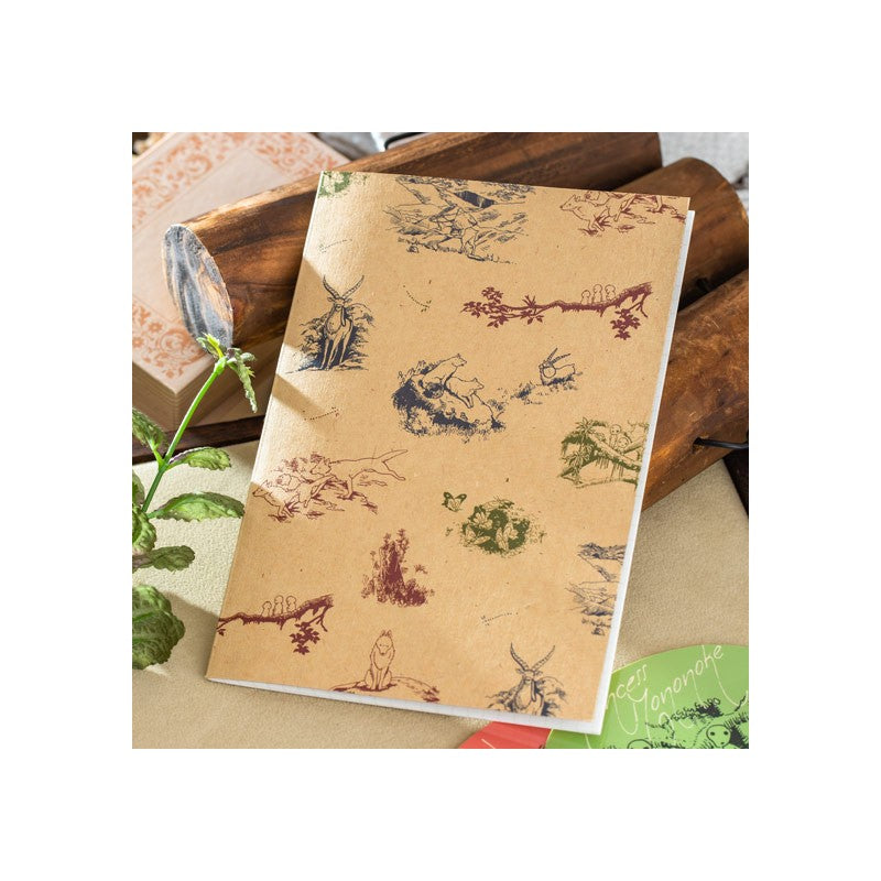 CARNET DE NOTES B6 LES ANIMAUX DANS LE FORÊT - PRINCESSE MONONOKÉ