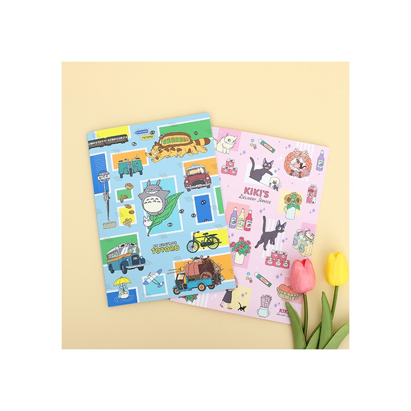 CARNET DE NOTES VÉHICULES 18,2×25,7 CM - MON VOISIN TOTORO