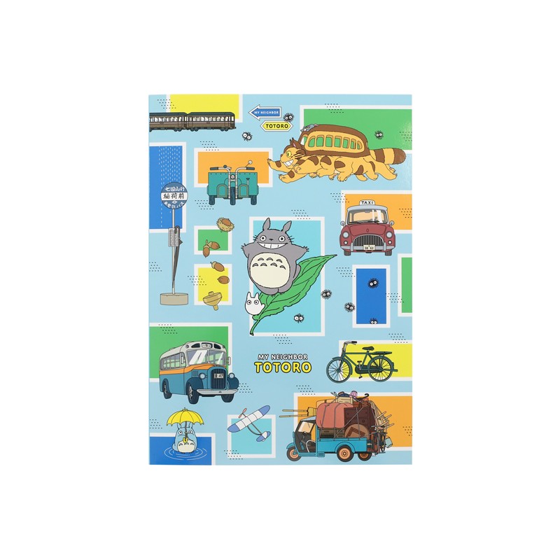 CARNET DE NOTES VÉHICULES 18,2×25,7 CM - MON VOISIN TOTORO