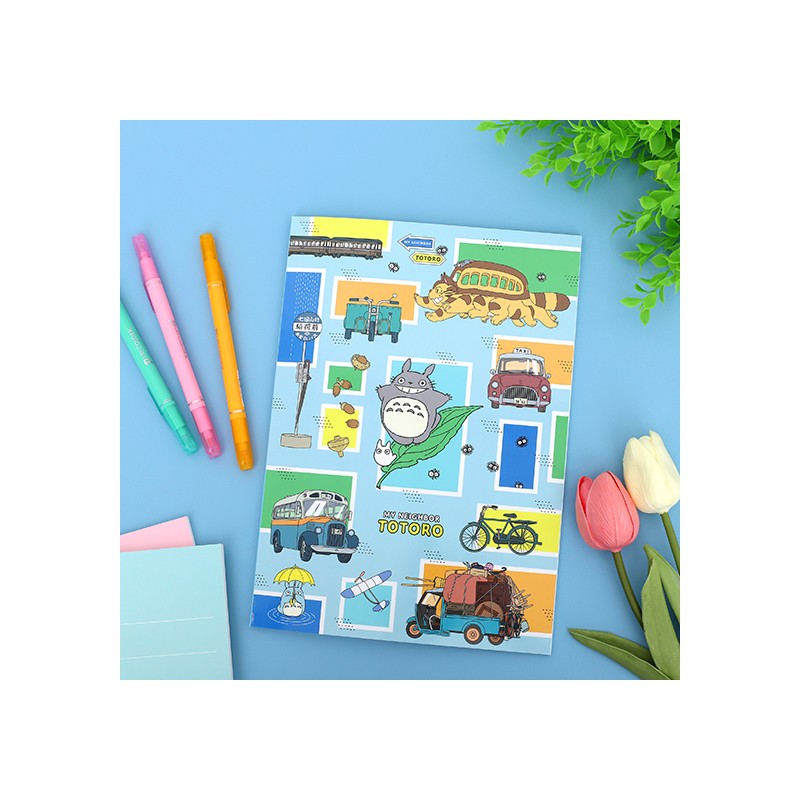 CARNET DE NOTES VÉHICULES 18,2×25,7 CM - MON VOISIN TOTORO