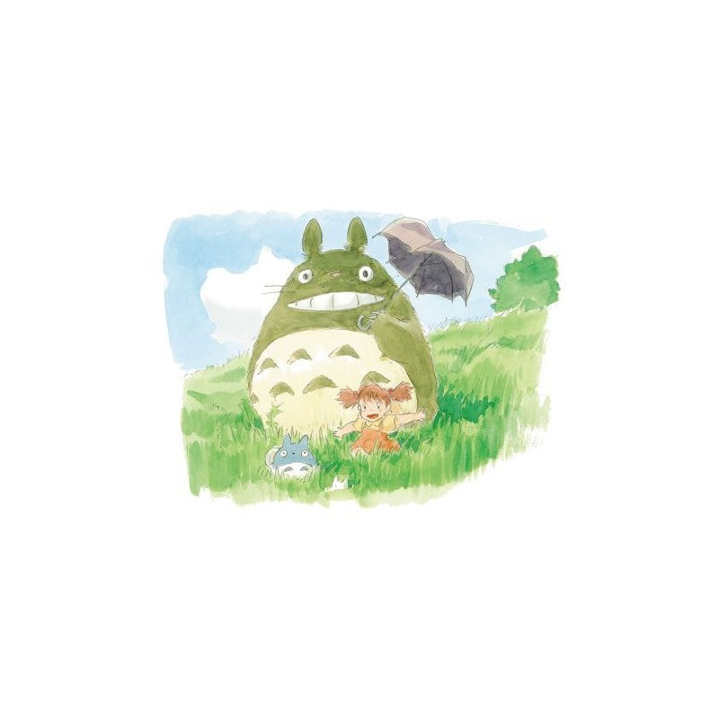CARTE DE VŒUX AQUARELLE 24 X 15,8 CM MEI & TOTORO - MON VOISIN TOTORO