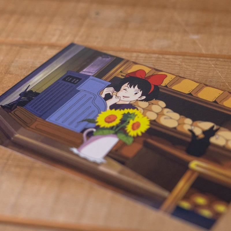 CARTE POSTALE KIKI TOURNESOL - KIKI LA PETITE SORCIÈRE