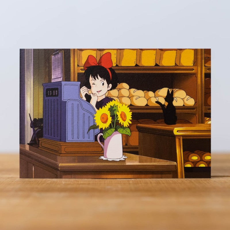 CARTE POSTALE KIKI TOURNESOL - KIKI LA PETITE SORCIÈRE