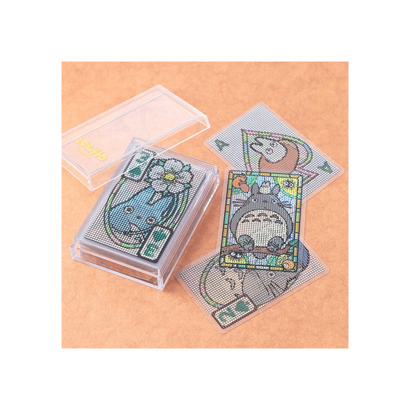 CARTES À JOUER TRANSPARENTES TOTORO - MON VOISIN TOTORO
