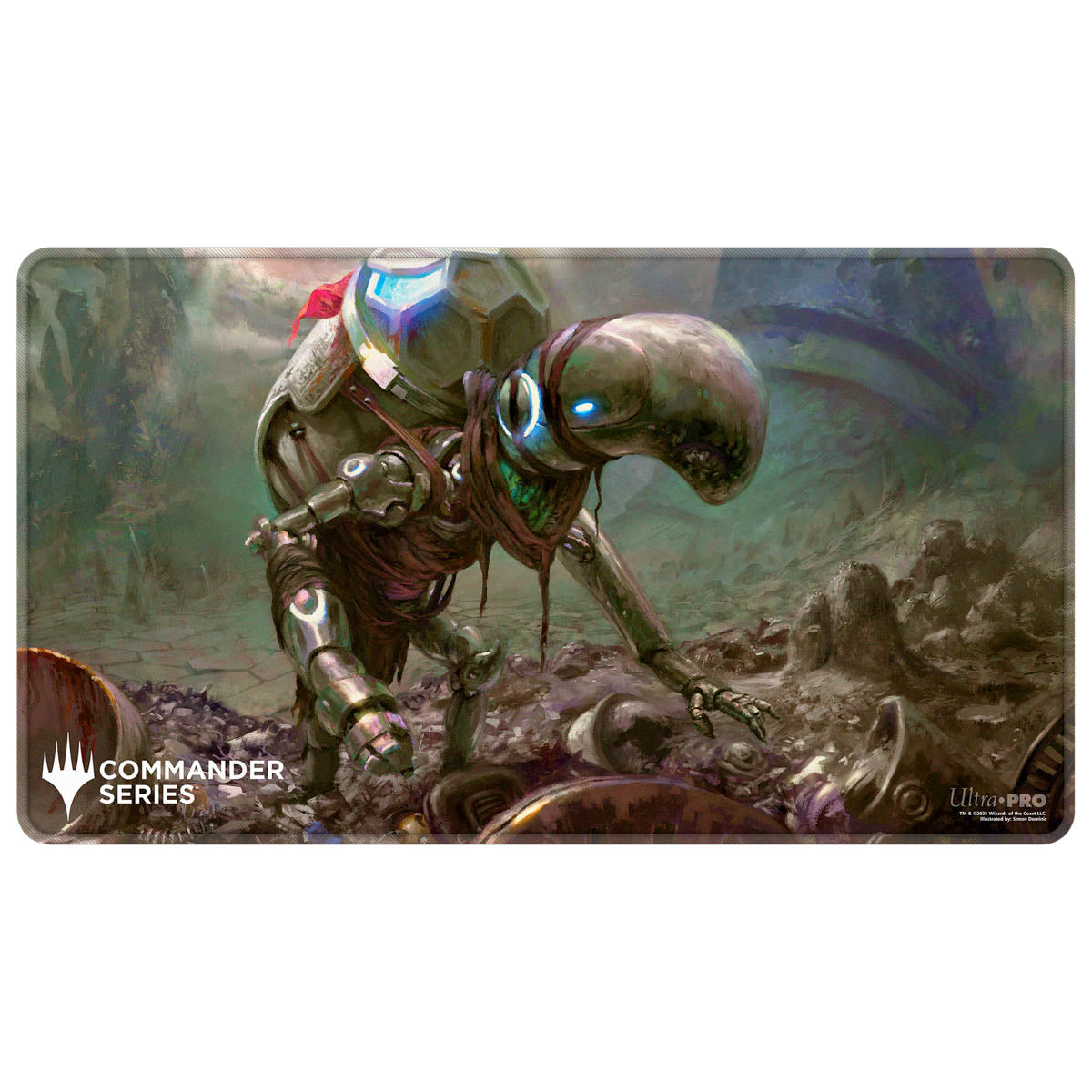 Ultra Pro - Magic: The Gathering - Commander Series - Fan Vote 2 - Tapis de jeu à bord cousu Urtet, vestige de Memnarch - flash vidéo