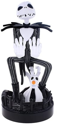 Cable Guys - Disney - L'Étrange Noël de monsieur Jack - Jack Skellington Support Chargeur pour Téléphone et Manette - flash vidéo