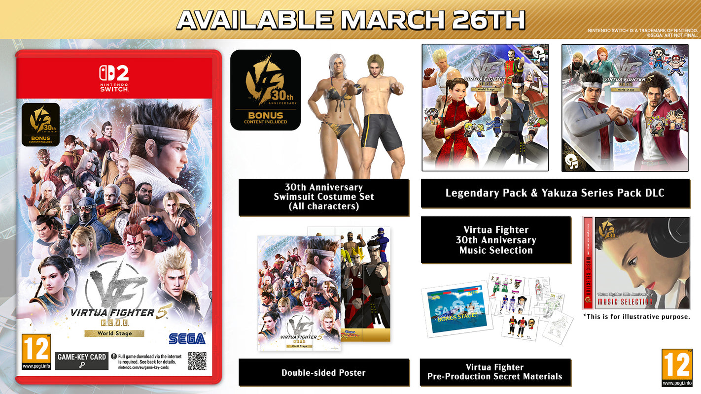 Virtua Fighter 5 R.E.V.O. World Stage - 30th Anniversary Edition - Game-key Card