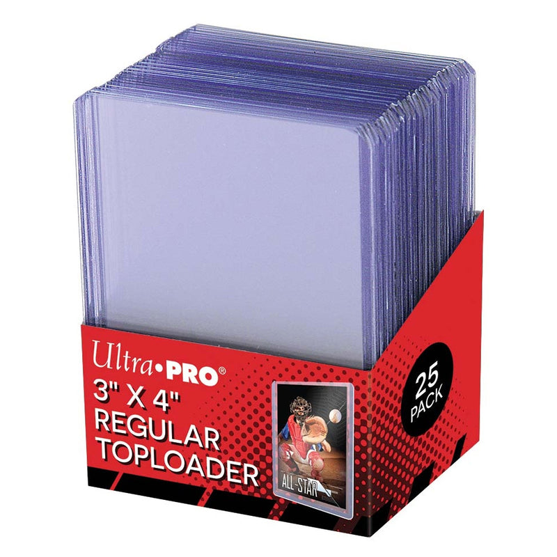 Ultra Pro - Toploaders pour cartes transparents standard 76 x 102mm (paquet de 25)