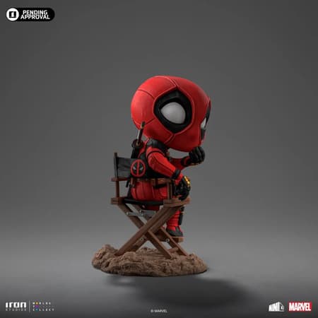 Iron Studios - MiniCo - Deadpool & Wolverine - Deadpool Statue 13cm - flash vidéo