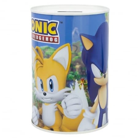 Sonic le Hérisson - Tirelire en métal - flash vidéo