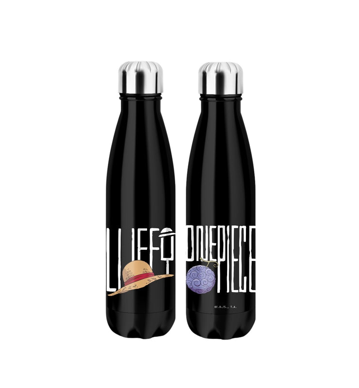 One Piece - Bouteille d'eau en acier inoxydable l'équipage du Chapeau de Paille - 500ml