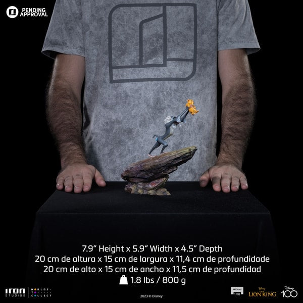 Iron Studios - Art Scale 1/10 - Disney Classics - Le Roi Lion Statue 20cm - flash vidéo
