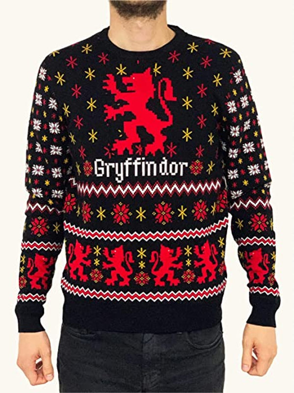Harry Potter - Pull avec Emblème Maison Gryffondor L