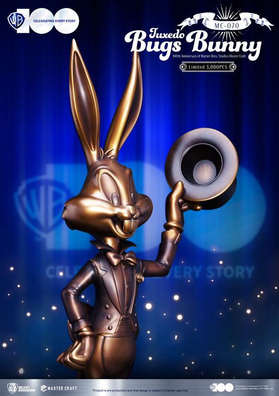 Warner Bros - MC-070 - 100th Anniversary of Warner Bros. Studios - Statue Bugs Bunny Tuxedo Master Craft