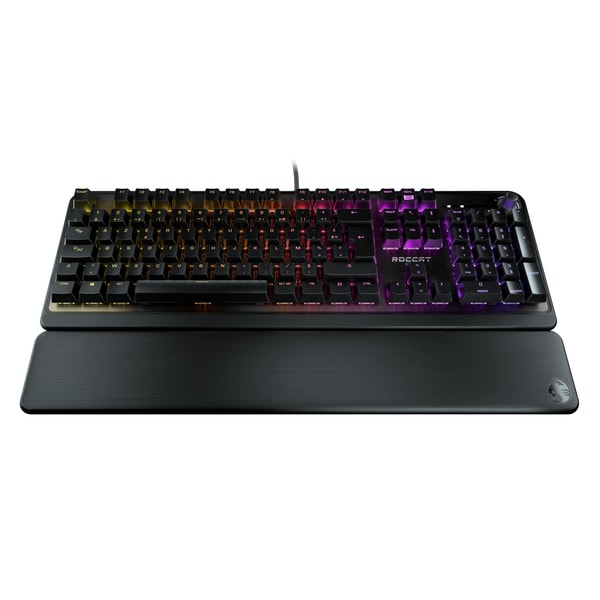Roccat - Clavier de jeu mécanique Pyro avec éclairage RGB - Disposition AZERTY française - flash vidéo