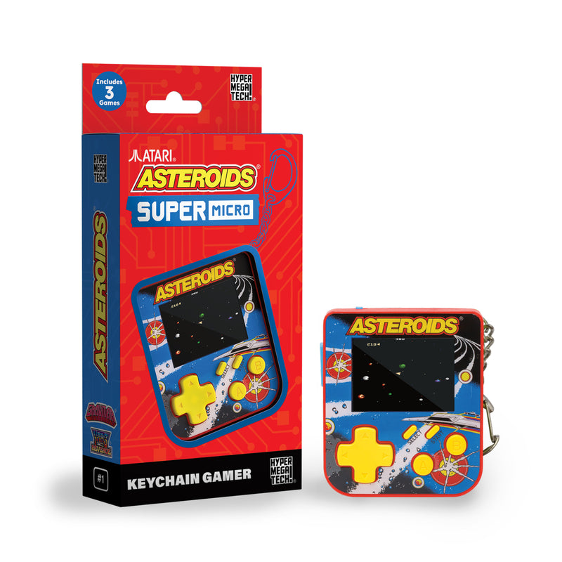 Hyper Mega Tech! - Asteroids Super Micro Keychain Gamer
