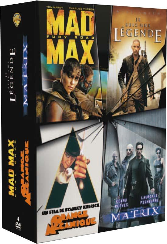 Mad Max : Fury Road + Matrix + Je suis une légende + Orange mécanique [DVD]