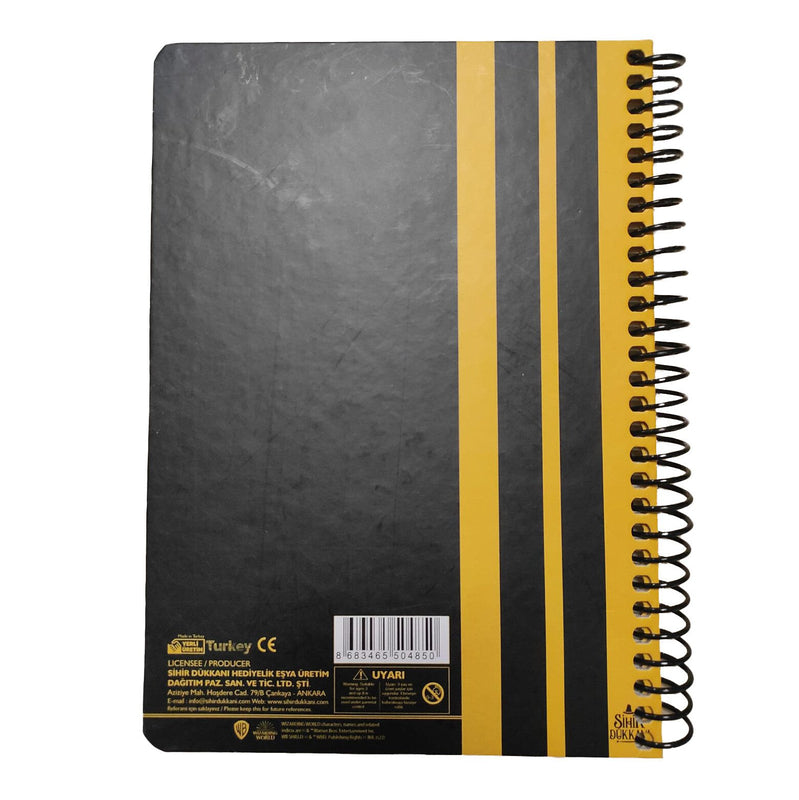 Wizarding World - Harry Potter - Carnet à spirales A5 - Poufsouffle
