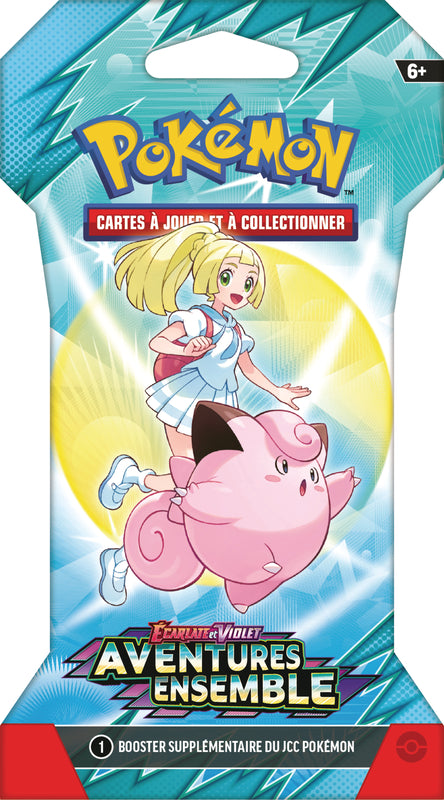 Pokémon JCC - Écarlate et Violet - Pack de Booster Blister EV09 Aventures Ensemble (1 Booster aléatoire)