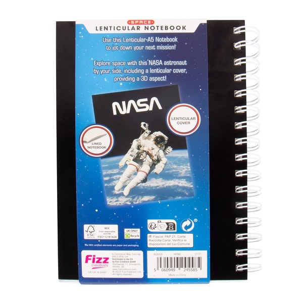 NASA - Cahier de notes lenticulaire A5